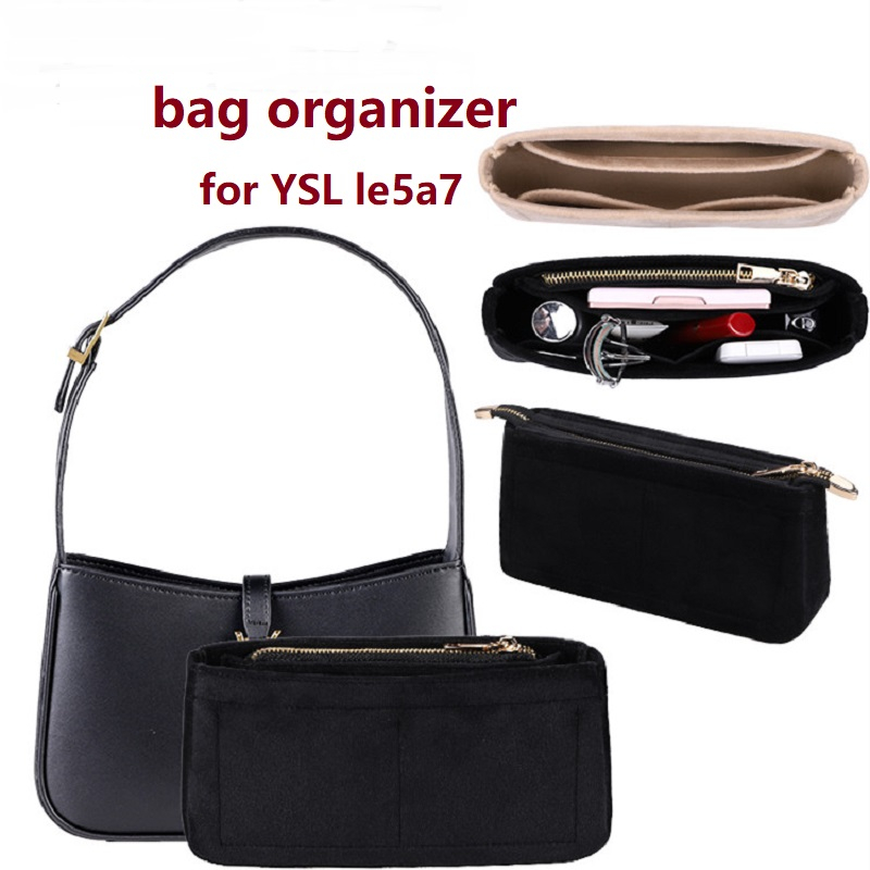 Luxury Designer Bags Ysl - 【ขายเฉพาะกระเป๋าด้านใน】กระเป๋าใส่สําหรับ YSL Le5a7 Hobo Divider Shaper
