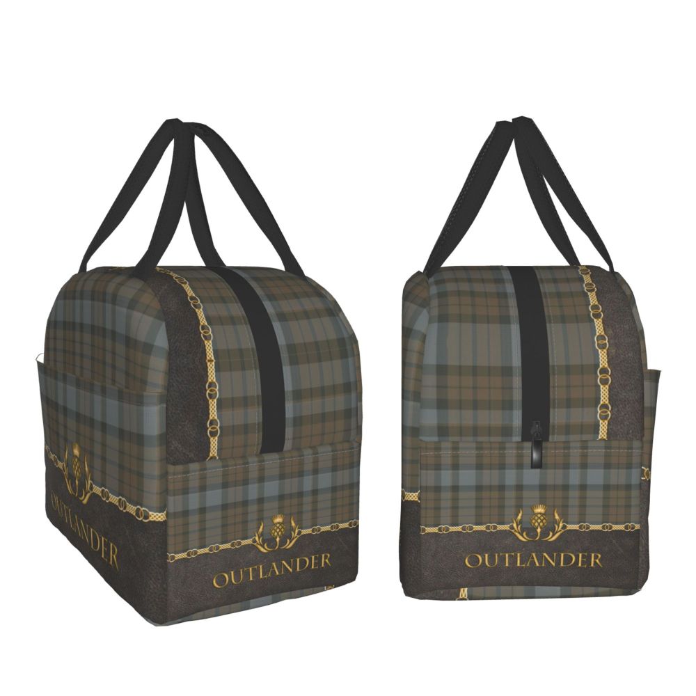 Luxury Bags For Kids - กระเป๋าใส่อาหารกลางวันลายตารางหรูหราแบบพกพา กระเป๋าเก็บความเย็นสำหรับเด็ก กล่องอาหารกลางวันแบบมีฉนวนสำหรับโรงเรียนและปิกนิก