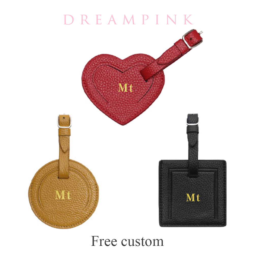 Luxury Bags List - 100% ของแท้หนังกระเป๋าเดินทางหรูหราที่กําหนดเองตัวอักษร Cowhide กระเป๋าเดินทางป้ายป้ายกระเป๋าสัมภาระชื่อที่อยู่ผู้ถือบัตร