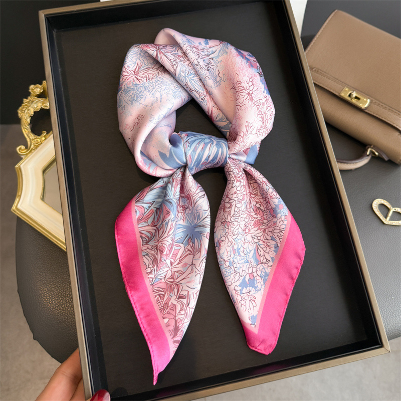 Luxury Bags Online - ผ้าพันคอพิมพ์ลายดีไซน์หรูสำหรับผู้หญิง ผ้าไหม ผ้าพันคอ ผ้าคลุมศีรษะ ผ้าพันคอ ผ้าคลุมไหล่