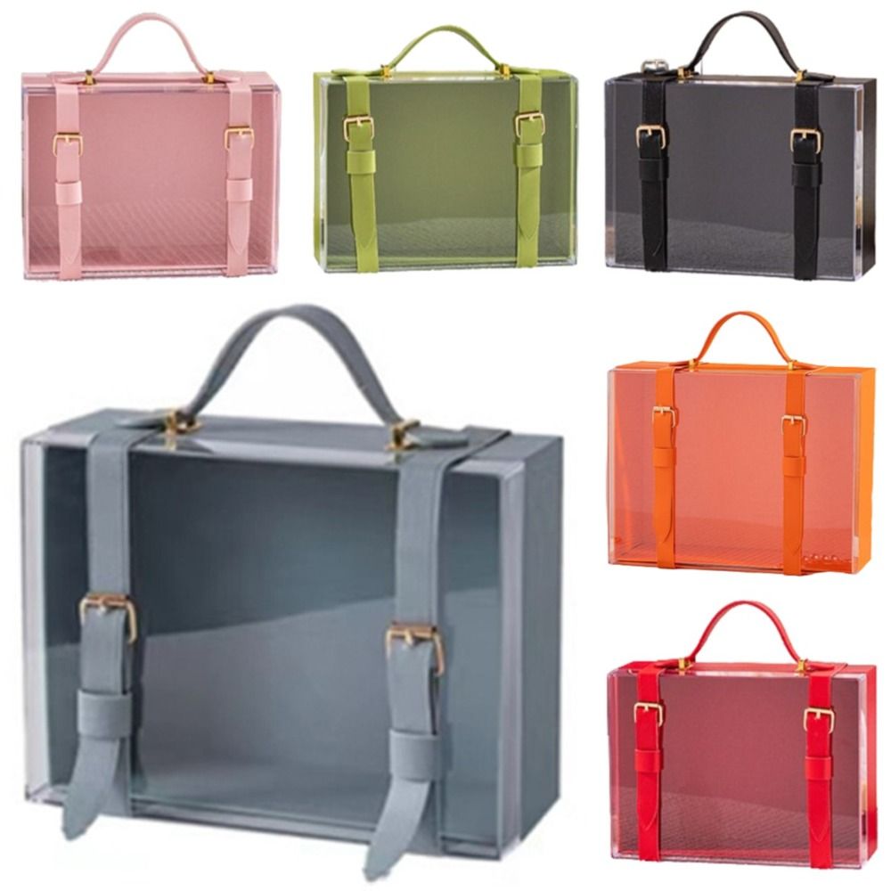 Luxury Bags List - หรูหราโปร่งใสของขวัญกล่องอะคริลิค Visible Windows งานแต่งงาน Candy กล่องบรรจุภัณฑ์หลายสีพร้อม