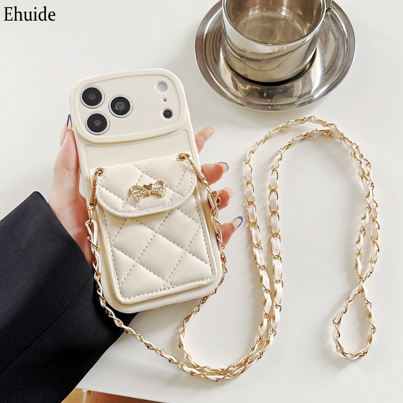 เคสกระเป๋าสตางค์แบบควิลท์สำหรั - Chain Crossbody Quilted บทวิจารณ์และราคา