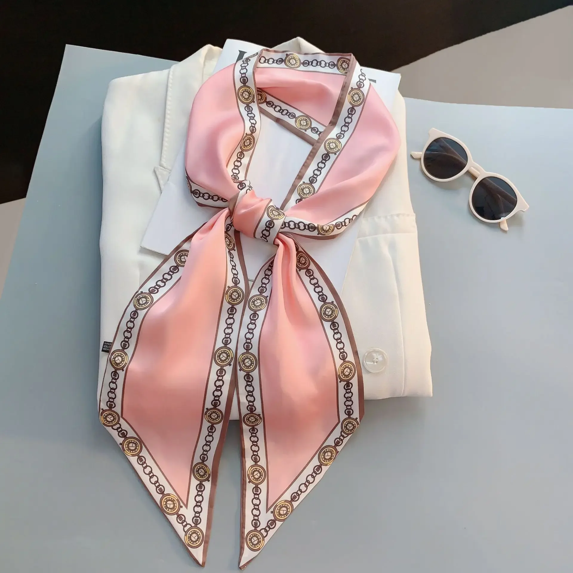 ผ้าพันคอพิมพ์ลายสก็อต ผ้าคาดผม - Luxury Bags Online บทวิจารณ์และราคา