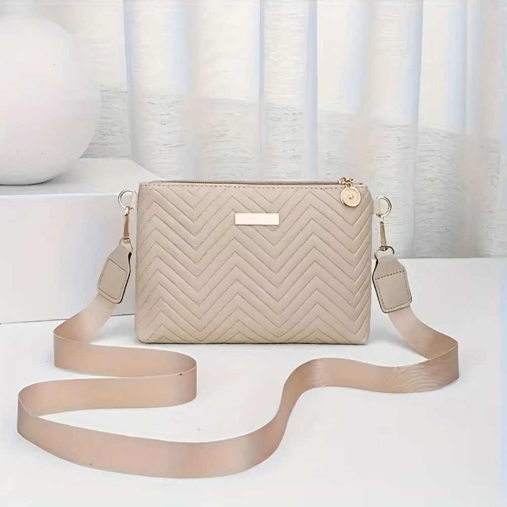 กระเป๋าสะพายข้างแบบมินิมอลลายค - Chain Crossbody Quilted บทวิจารณ์และราคา
