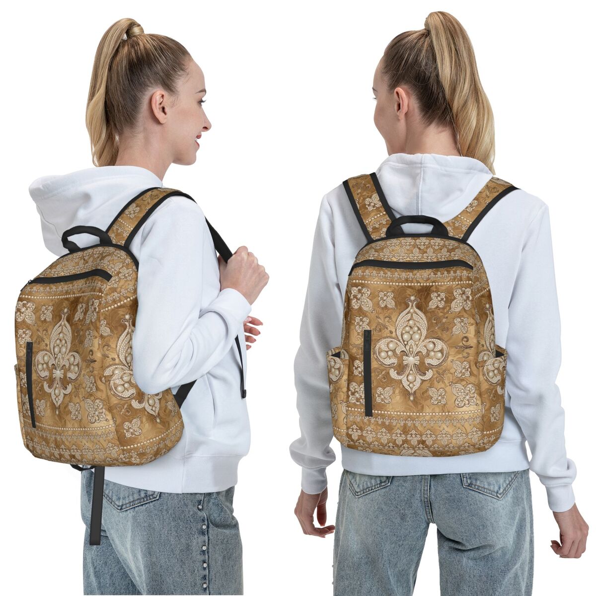 เฟลอร์-เดอ-ลิสกระเป๋าเป้สะพายห - Luxury Bags For Kids บทวิจารณ์และราคา
