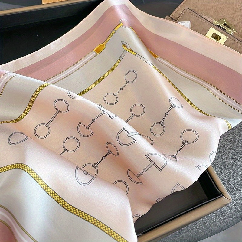 ผ้าพันคอไหมแท้ 100% หรูหรา ลาย - Luxury Bags Online บทวิจารณ์และราคา