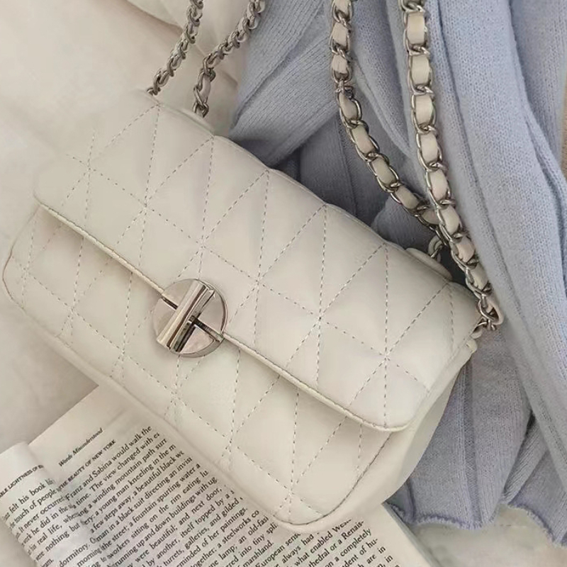 สินค้าใหม่ 2026 กระเป๋าสะพายข้ - Chain Crossbody Quilted บทวิจารณ์และราคา