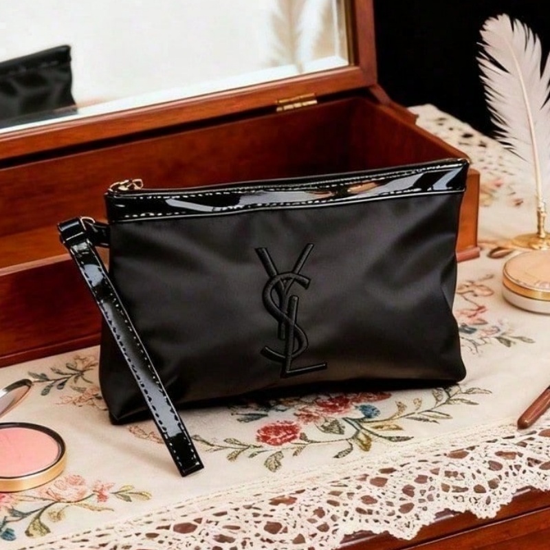กระเป๋าเครื่องสำอาง YSL Classi - Luxury Designer Bags Ysl บทวิจารณ์และราคา