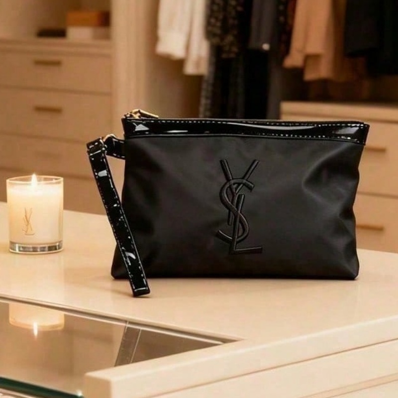 กระเป๋าเครื่องสำอาง YSL Classi - Luxury Designer Bags Ysl บทวิจารณ์และราคา