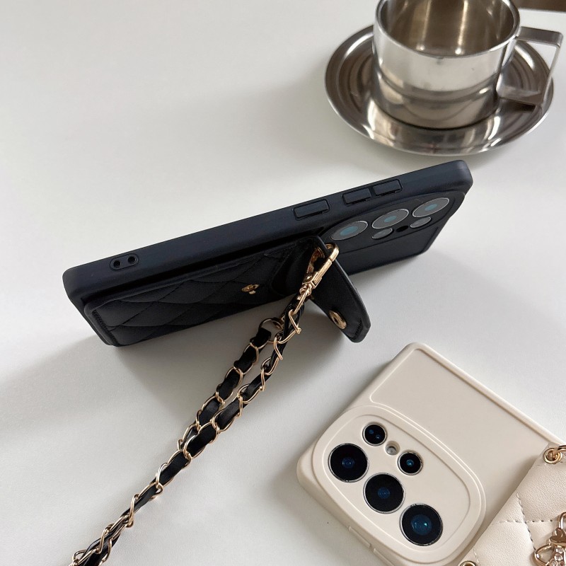 เคสกระเป๋าสตางค์แบบควิลท์สำหรั - Chain Crossbody Quilted บทวิจารณ์และราคา