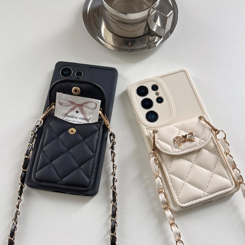 เคสกระเป๋าสตางค์แบบควิลท์สำหรั - Chain Crossbody Quilted บทวิจารณ์และราคา