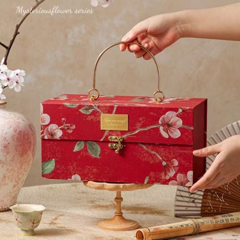 กล่องของขวัญโลหะหลากสีแบบหนา ก - Luxury Bags List บทวิจารณ์และราคา
